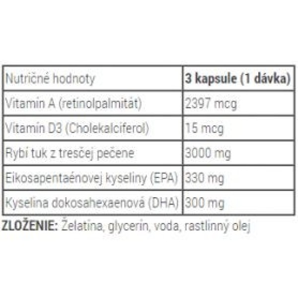 Metabolic Nutrition - Fish 3000 180 caps Metabolic Nutrition
