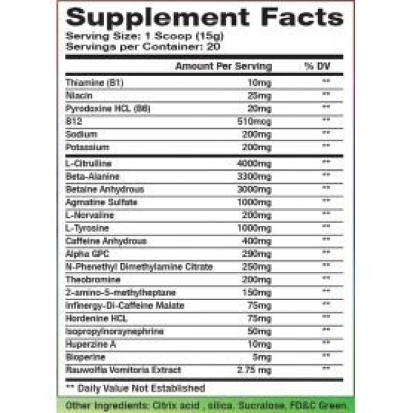 Twisted Labs - Agent Zero X 320g Pharmaceutical