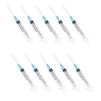 Syringes 3ml 1.5in 10 Piece cRowX Labs